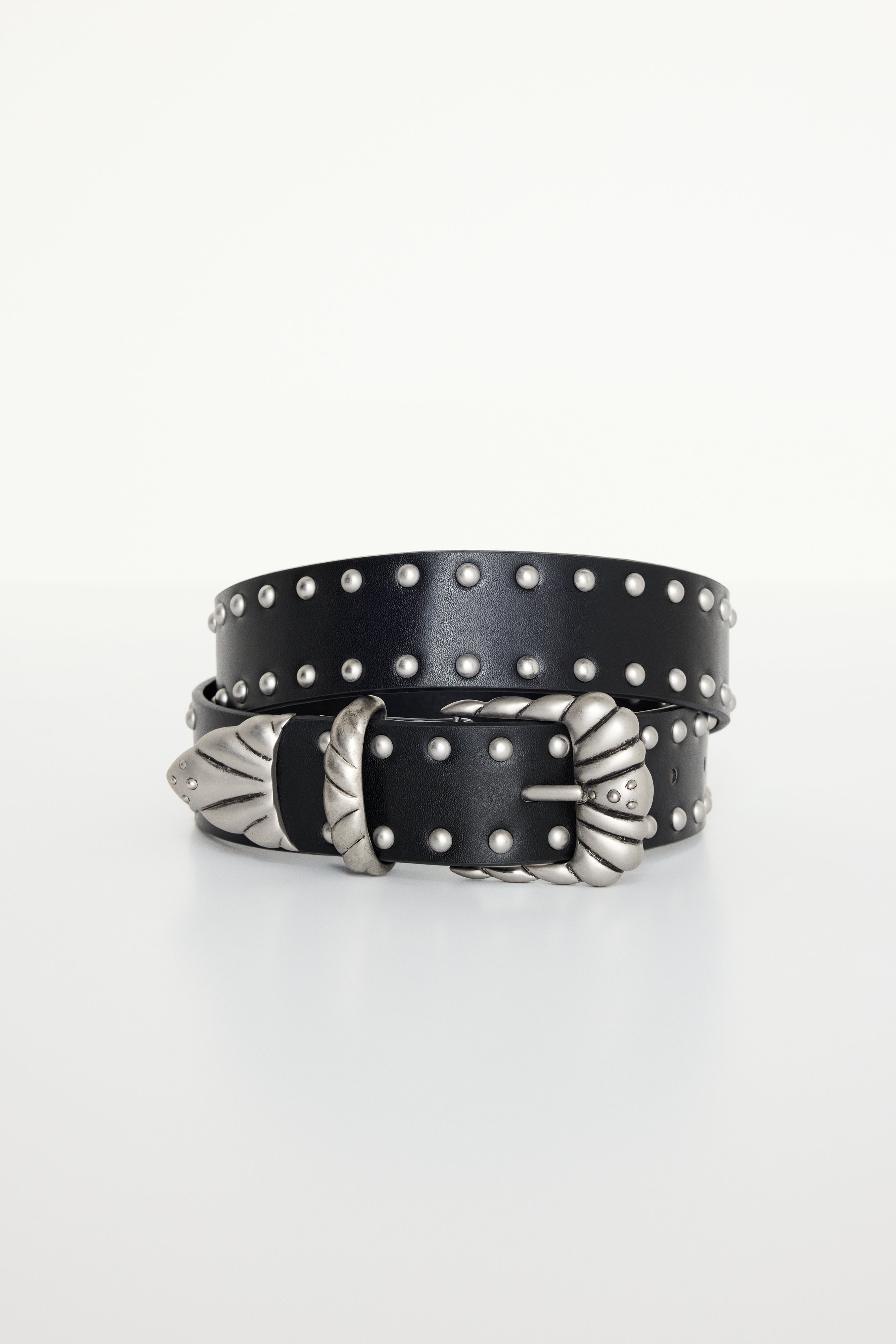 WIDE STUDDED WESTERN BELT | BLACK001 – GOOD AMERICAN display picture 3