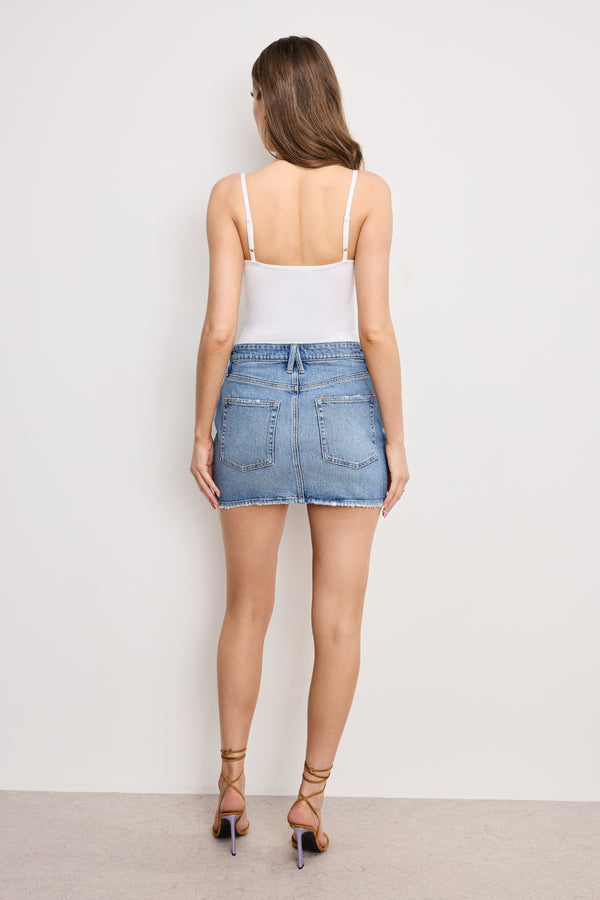 GOOD 90S MINI SKIRT | INDIGO819