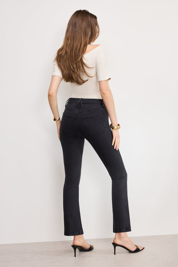 SOFT TECH GOOD KICK FLARE JEANS | BLACK390