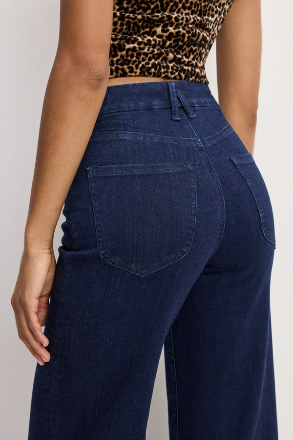 GOOD PETITE PALAZZO JEANS | INDIGO1153