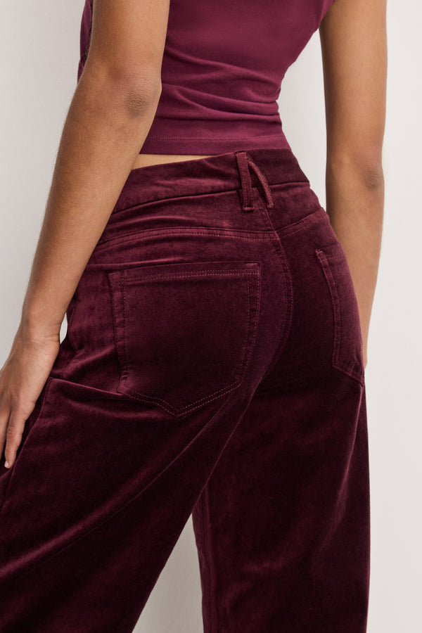 VELVET GOOD WAIST PALAZZO PANTS | FIG007