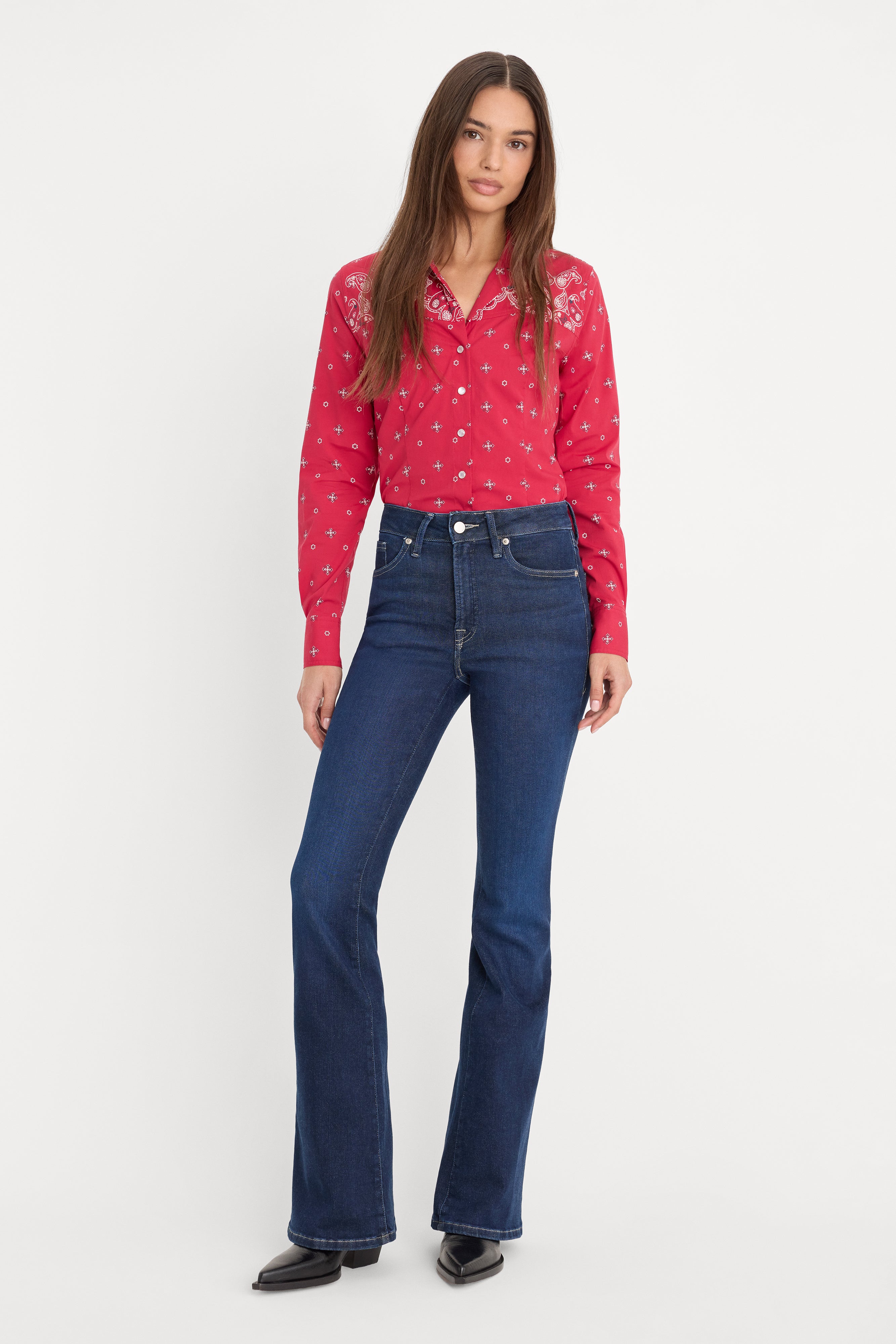 DOLLY JOLEANS GOOD LEGS FLARE JEANS | INDIGO1193 – GOOD AMERICAN