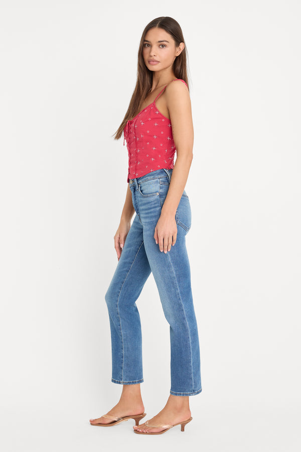 DOLLY JOLEANS STRAIGHT JEANS | INDIGO1194