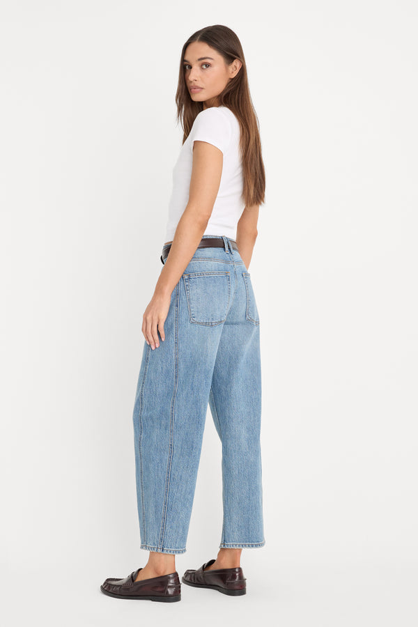 VINTAGE BARREL ANKLE JEANS | INDIGO1350