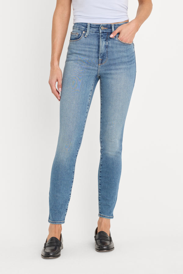 GOOD WAIST SKINNY COMPRESSION JEANS | INDIGO312