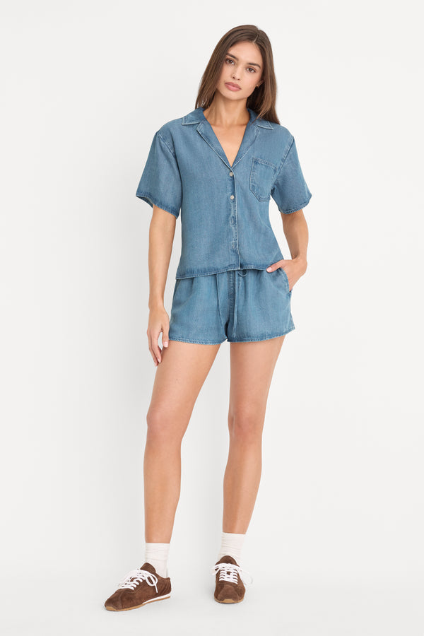 THE DENIM CAMP SHIRT