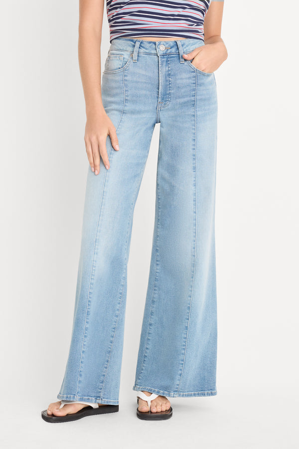 GOOD WAIST PALAZZO ANKLE JEANS | INDIGO1247