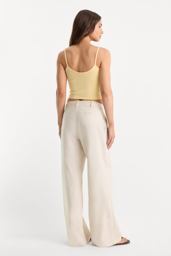 THE WIDE LEG LINEN TROUSER | LINO