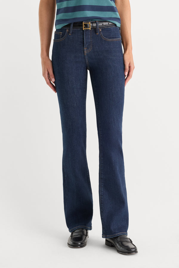 GOOD LOW RISE BOOTCUT JEANS | INDIGO1231
