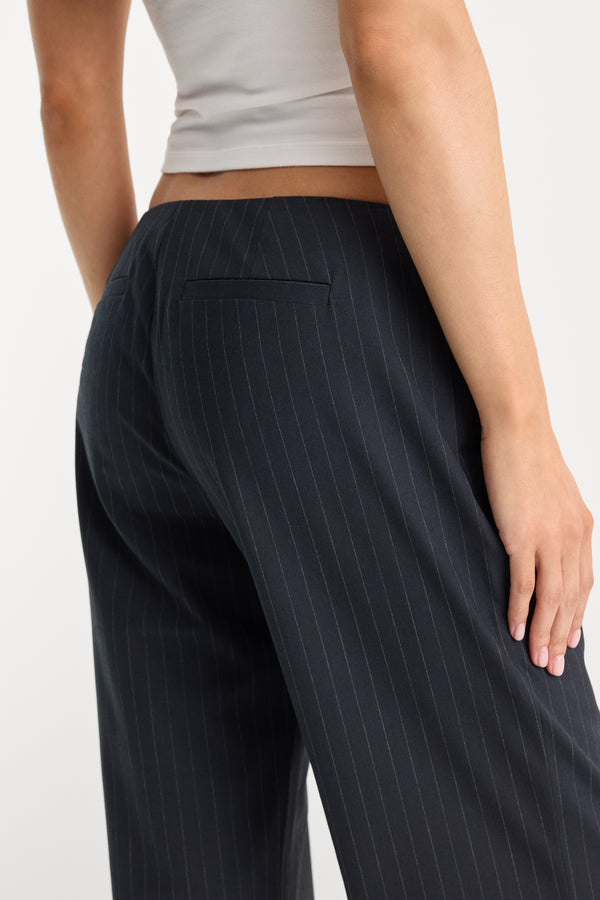 THE LOW RISE TROUSER | ROYAL STRIPE