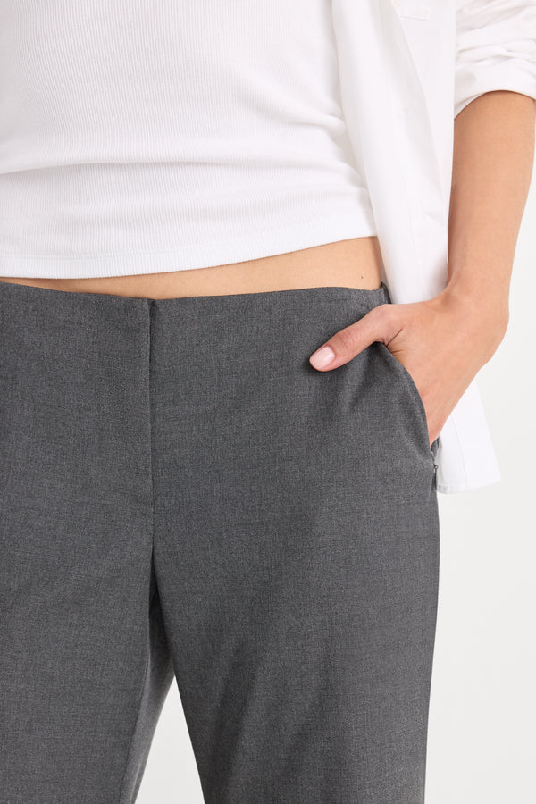 THE LOW RISE TROUSER | ASH
