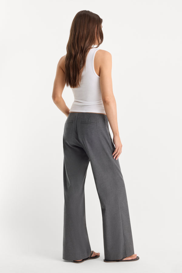 THE LOW RISE TROUSER | ASH