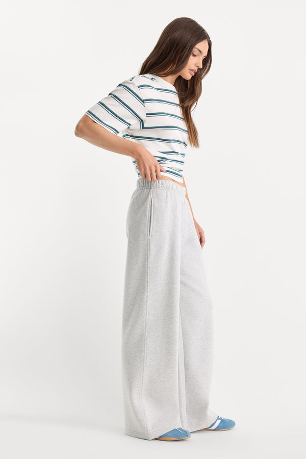 THE FLEECE SWEATPANT | HEATHER GREY