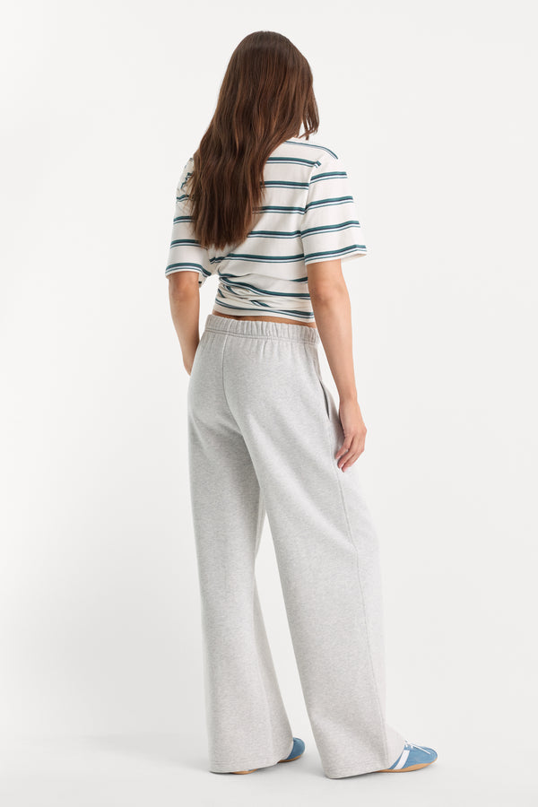 THE FLEECE SWEATPANT | HEATHER GREY