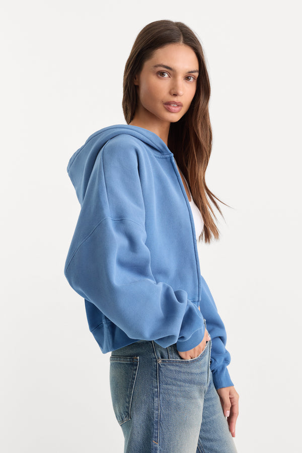 THE ZIP UP SWEATSHIRT | BLUE DRIFT