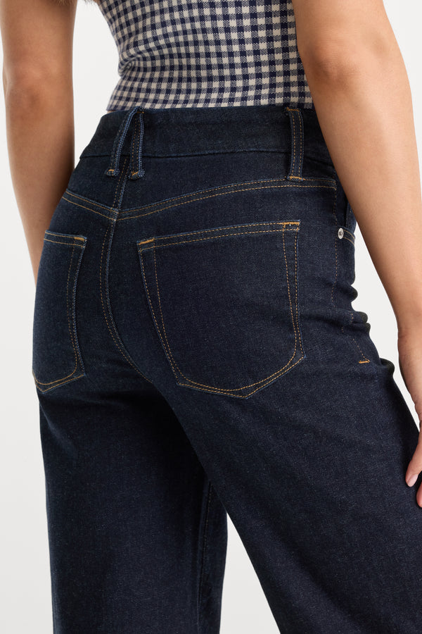 ALWAYS FITS SLIM PETITE PALAZZO JEANS | RINSE