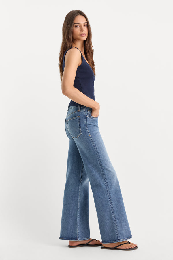ALWAYS FITS SLIM PALAZZO JEANS | TAWNY