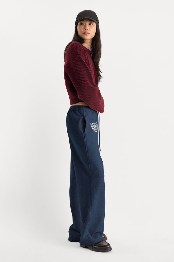 THE BRUSHED FLEECE SWEATPANT | NEW NAVY
