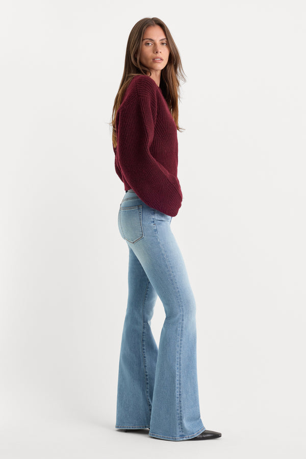 GOOD LEGS FLARE JEANS | INDIGO1290