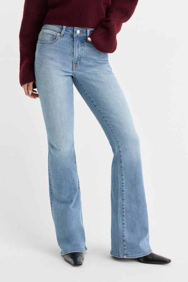GOOD LEGS FLARE JEANS | INDIGO1290