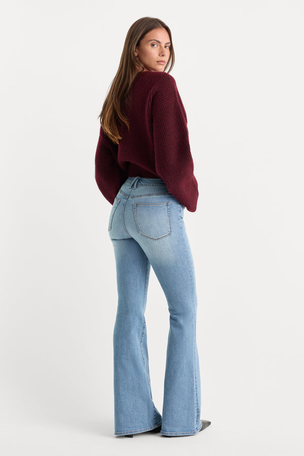 GOOD LEGS FLARE JEANS | INDIGO1290