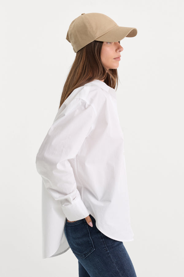 THE POPLIN EASY SHIRT | WHITE