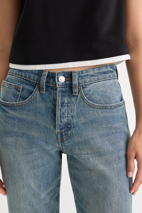 VINTAGE STRAIGHT ANKLE JEANS | OAK