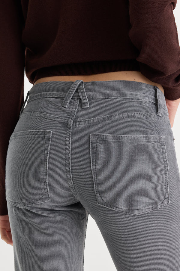 VINTAGE LOW RISE BOOTCUT CORDUROY PANT | WASHED SLATE