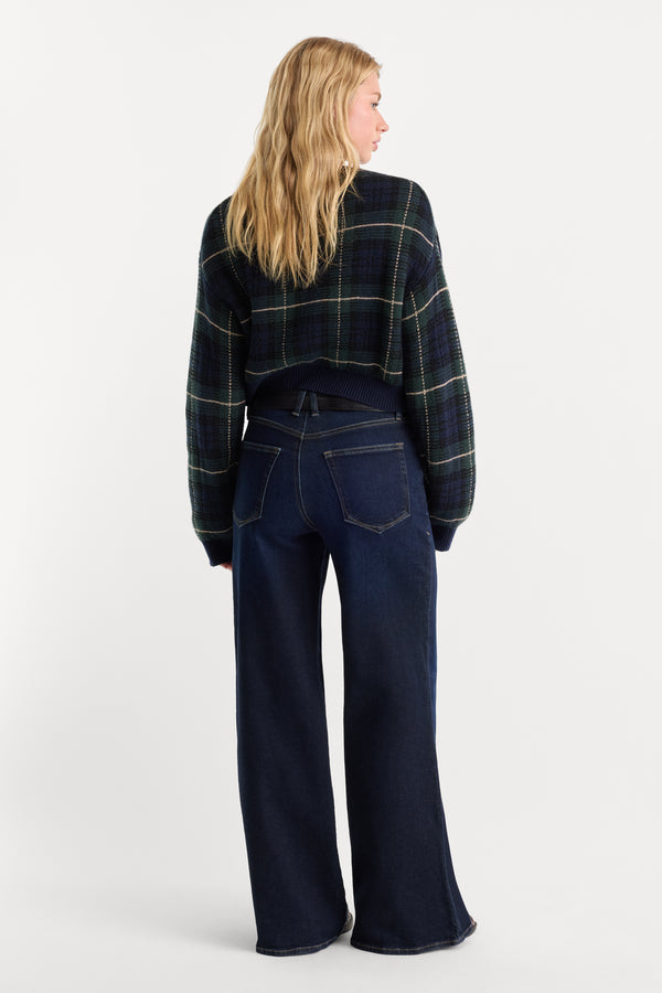 GOOD WAIST PALAZZO ANKLE JEANS | RINSE