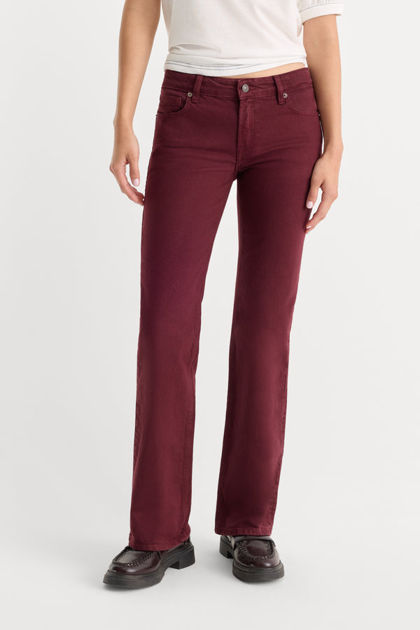 VINTAGE LOW RISE BOOTCUT JEANS | BERRY NOIR