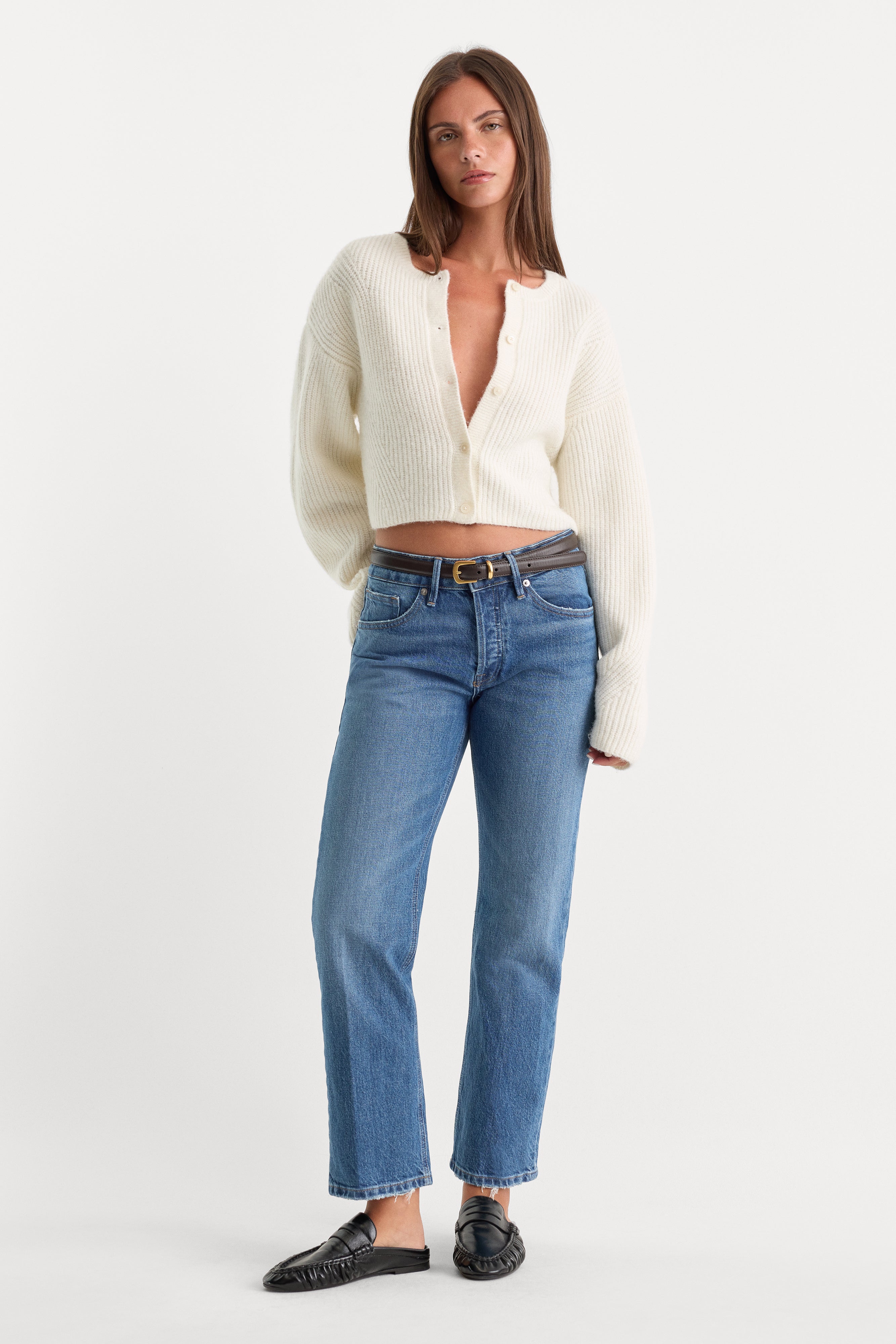 VINTAGE STRAIGHT ANKLE JEANS | INDIGO1222 – GOOD AMERICAN