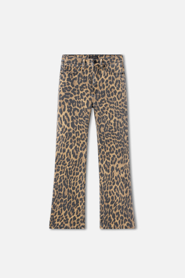 GOOD KICK FLARE LEOPARD JEANS | LUCKY LEOPARD001