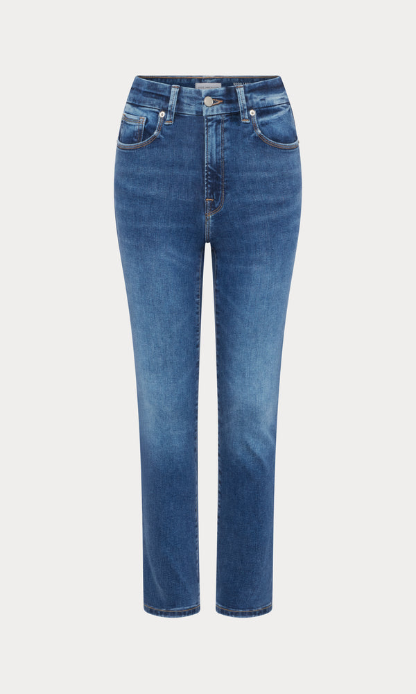 ALWAYS FITS GOOD PETITE STRAIGHT JEANS | INDIGO571