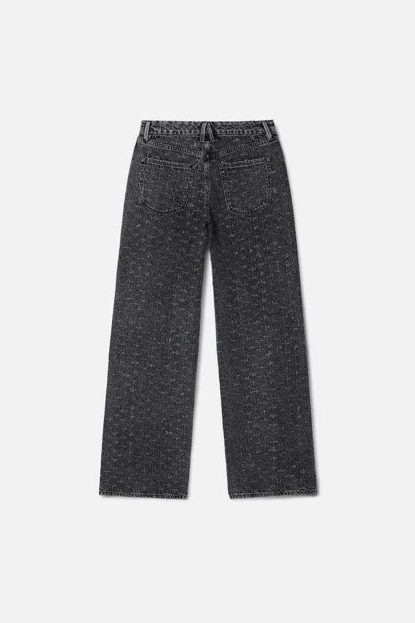 DOLLY JOLEANS CRYSTAL RELAXED JEANS | BLACK415