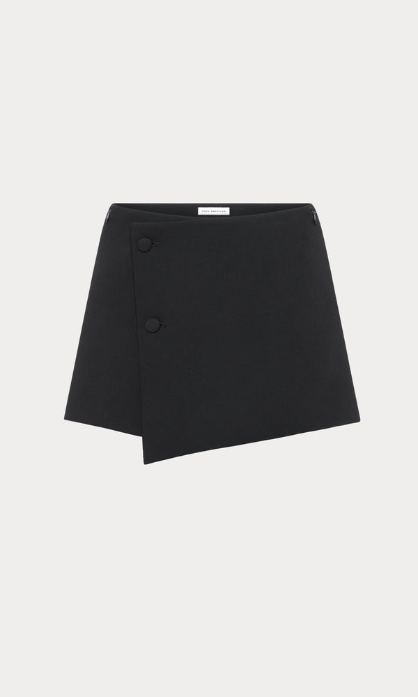 LUXE SUITING SKORT | BLACK001