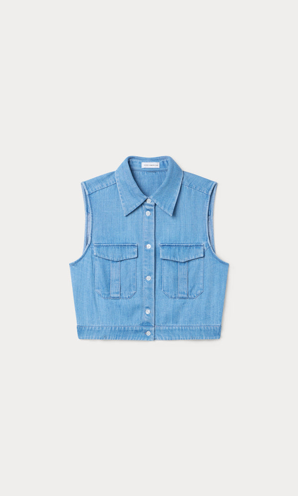 THE DENIM ANCHOR TOP | INDIGO1391