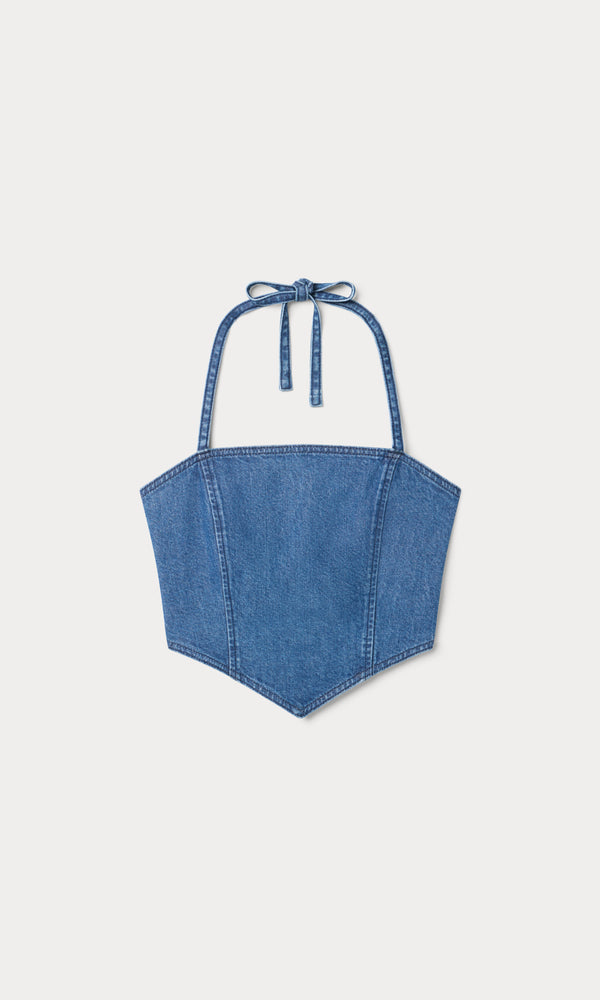 THE DENIM RECESS TOP | INDIGO1283