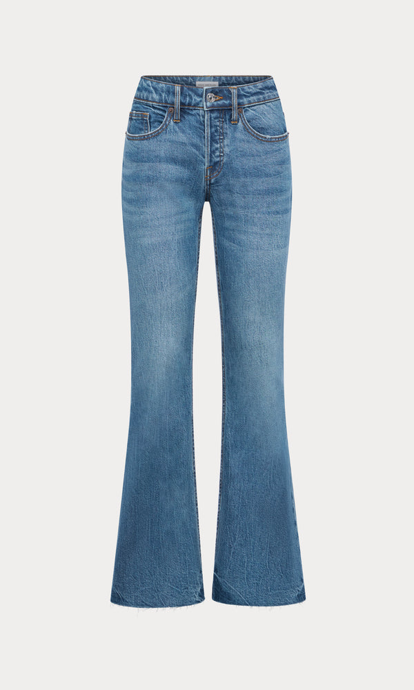 VINTAGE LOW RELAXED FLARE JEANS | INDIGO1287