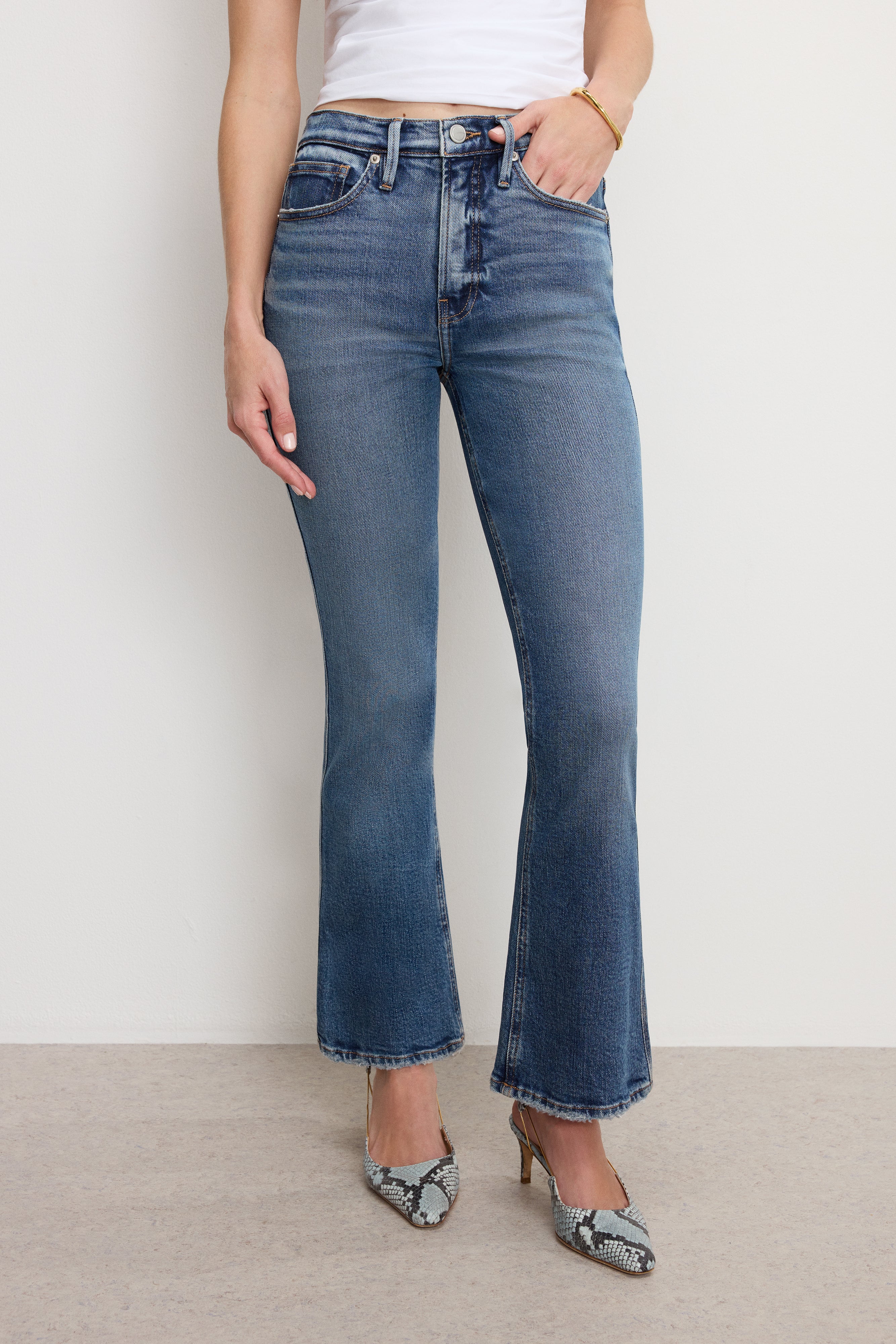 GOOD KICK FLARE JEANS