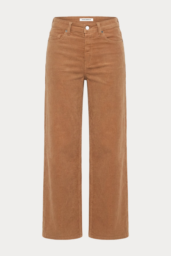 VINTAGE WIDE CORDUROY PANT | CAFE CLAY