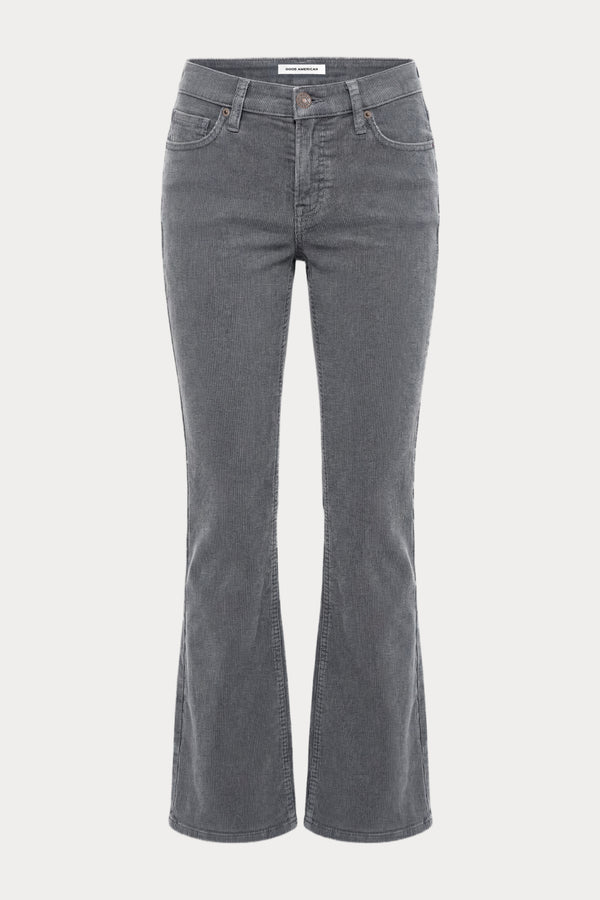 VINTAGE LOW RISE BOOTCUT CORDUROY PANT | WASHED SLATE