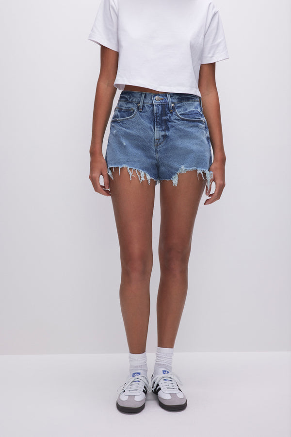 Good '90s Denim Shorts fit module
