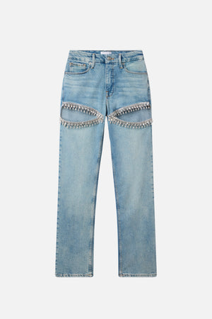 GOOD ICON STRAIGHT DIAMOND JEANS | INDIGO357