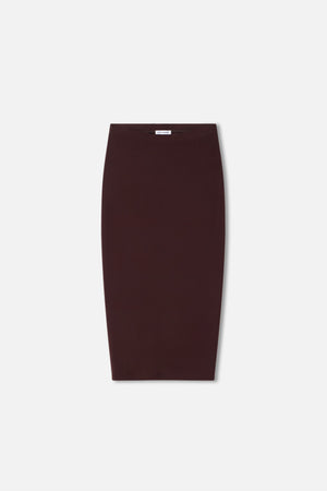 MATTE JERSEY MIDI PENCIL SKIRT | BARK003
