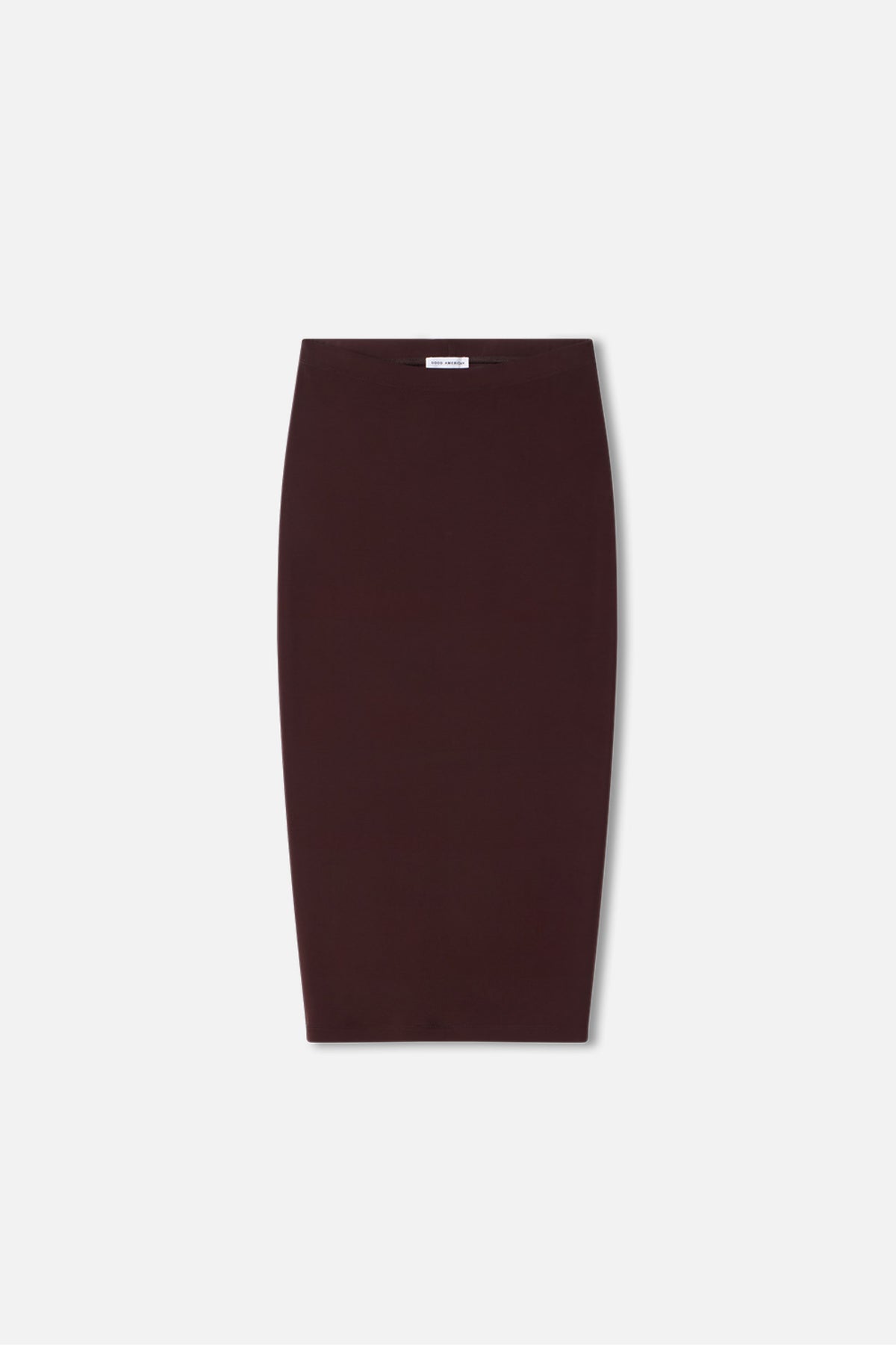 MATTE JERSEY MIDI PENCIL SKIRT | BARK003-5 | GOOD AMERICAN | MODEL_A