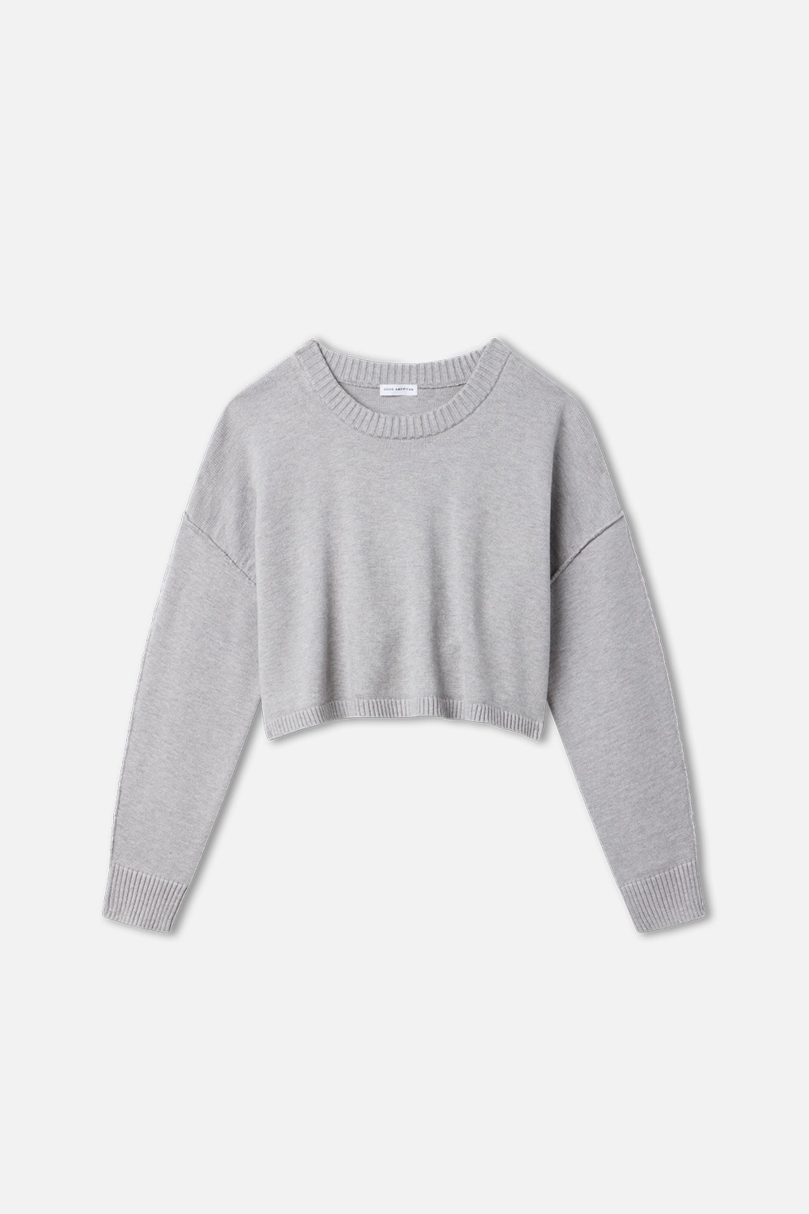 COZY KNIT CREW NECK | MELANGE GREY