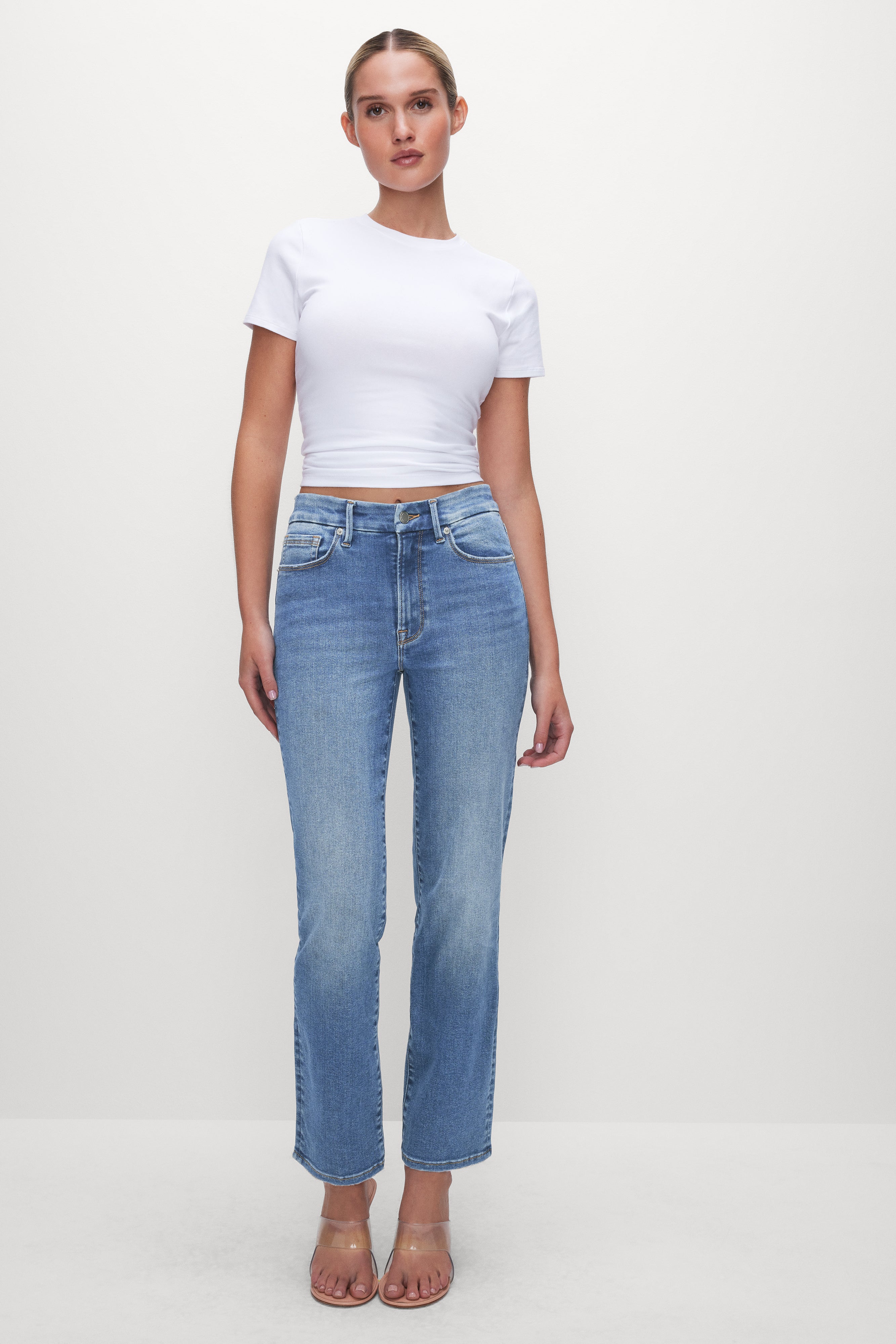 GOOD RELAXED STRAIGHT JEANS | INDIGO887 – GOOD AMERICAN