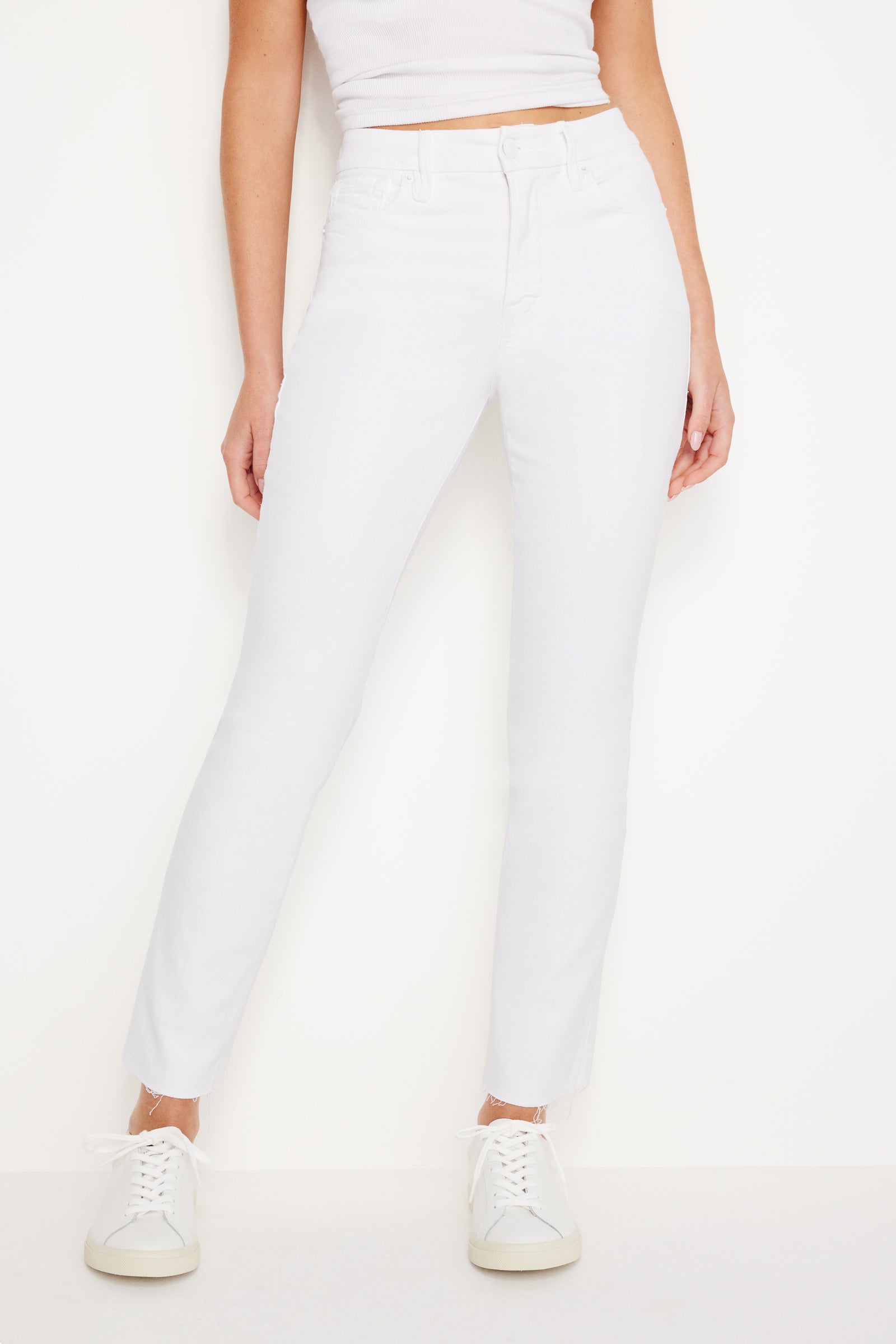 GOOD LEGS STRAIGHT JEANS | WHITE037