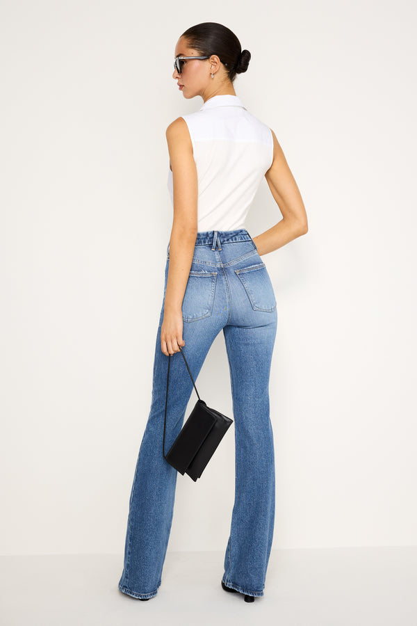 SOFT TECH GOOD CLASSIC BOOTCUT JEANS | INDIGO627
