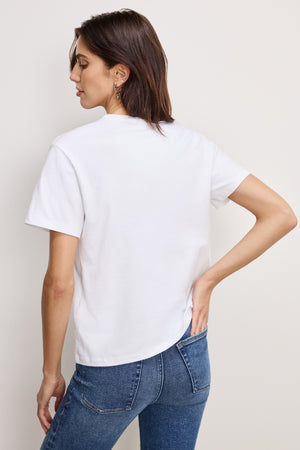 COTTON CLASSIC TEE | WHITE001